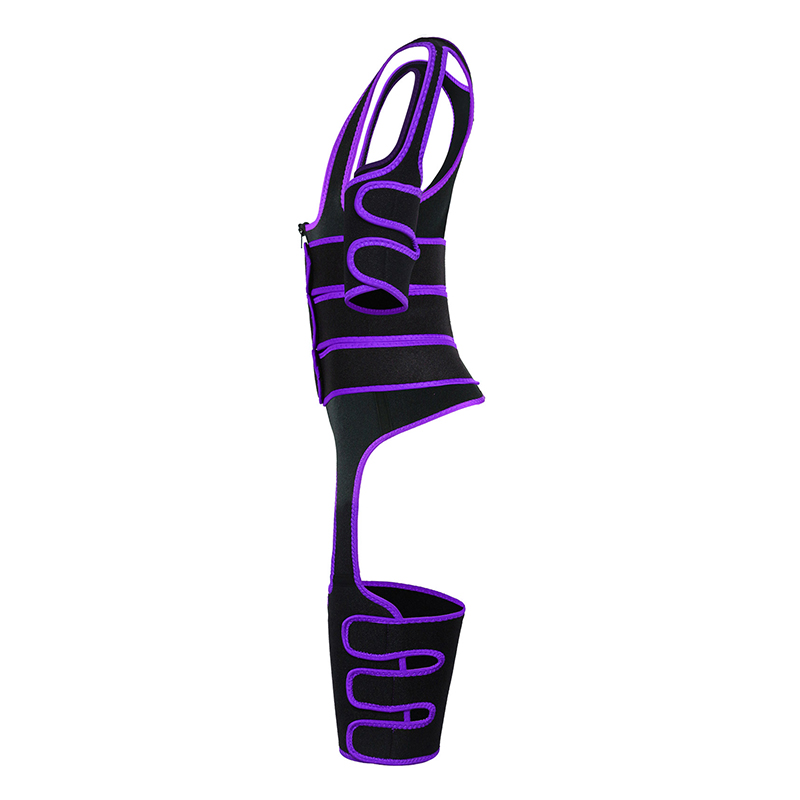 Three Belts Thigh Shaper Vest With Arms Shaper MHW100080PU