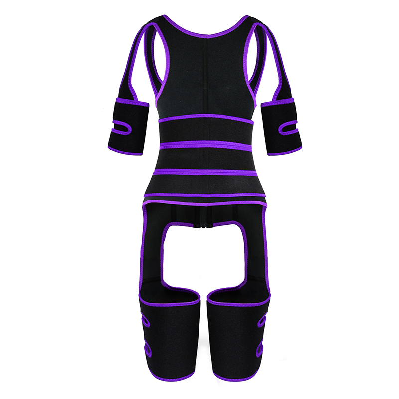 Three Belts Thigh Shaper Vest With Arms Shaper MHW100080PU