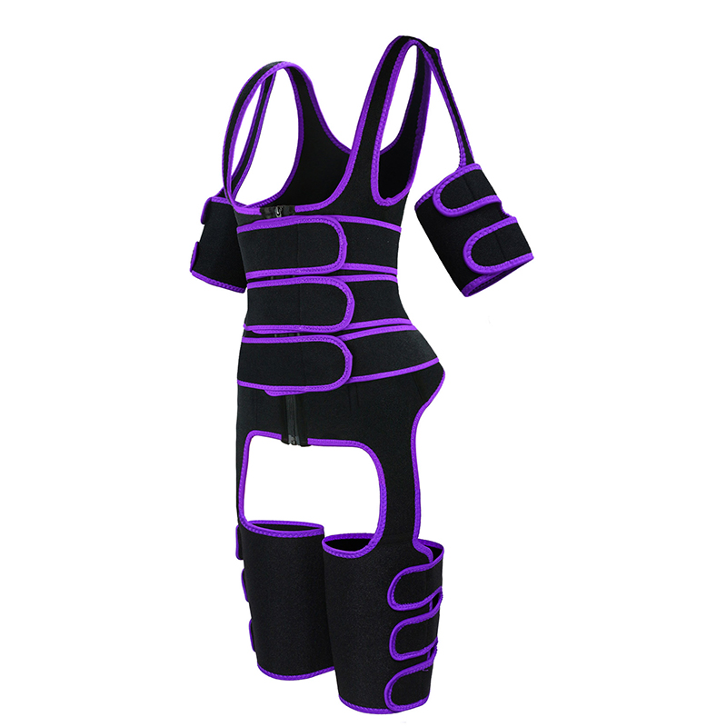 Three Belts Thigh Shaper Vest With Arms Shaper MHW100080PU