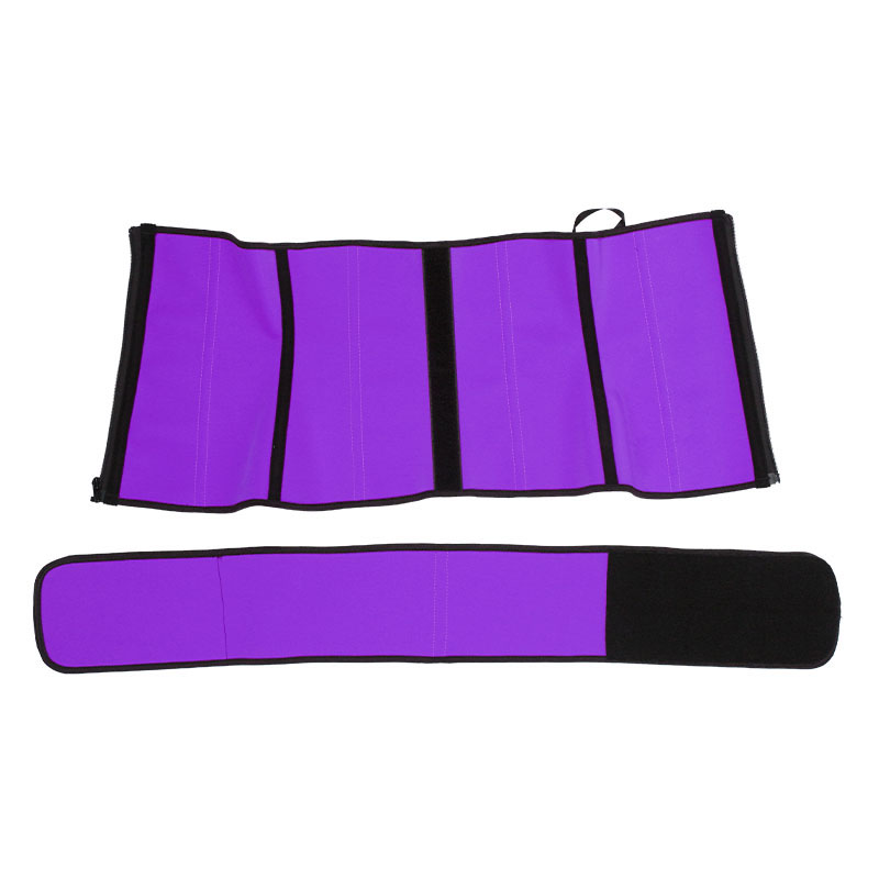 Purple Latex Detachable Single Belt MHW100081PU
