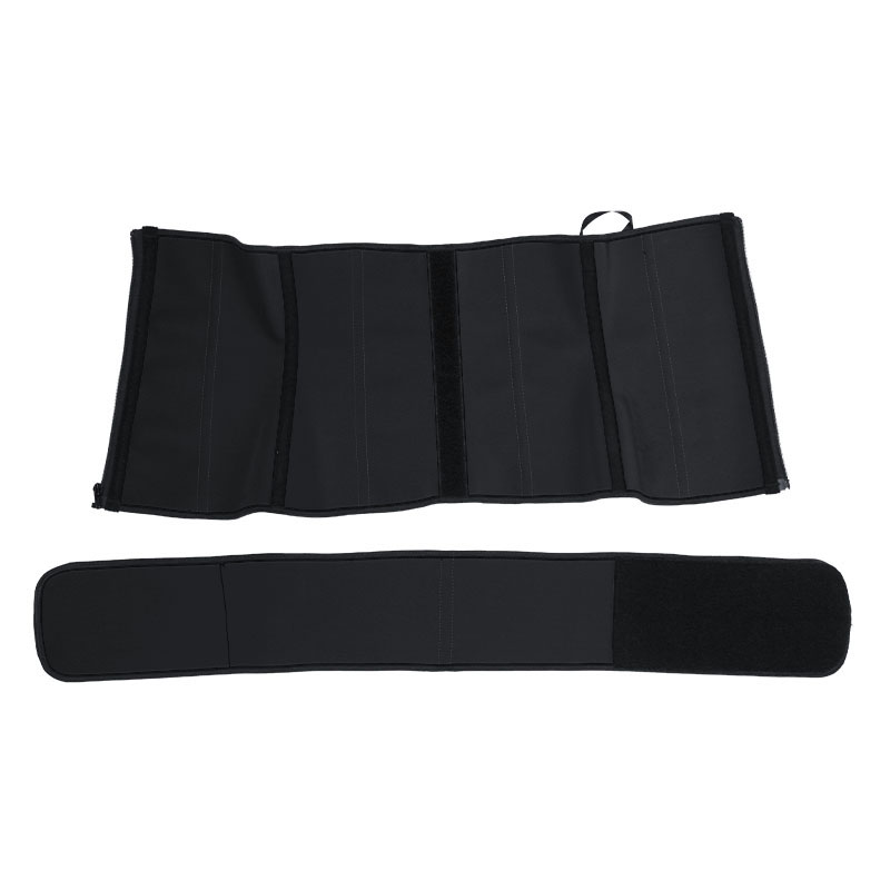 Black Latex Detachable Single Belt MHW100081B