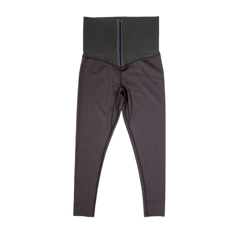 Black Slimming Upper Waist Legging with Hook MH13350B
