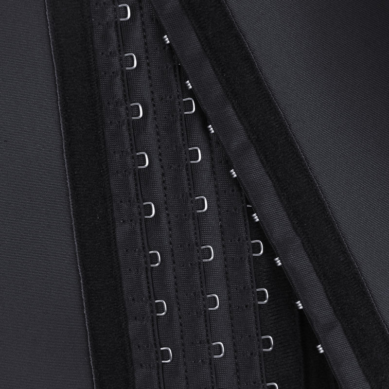 Black V-shaped Close-Fitting Single Belt Curved Waist Trainer