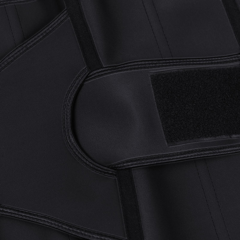 Black V-shaped Close-Fitting Single Belt Curved Waist Trainer