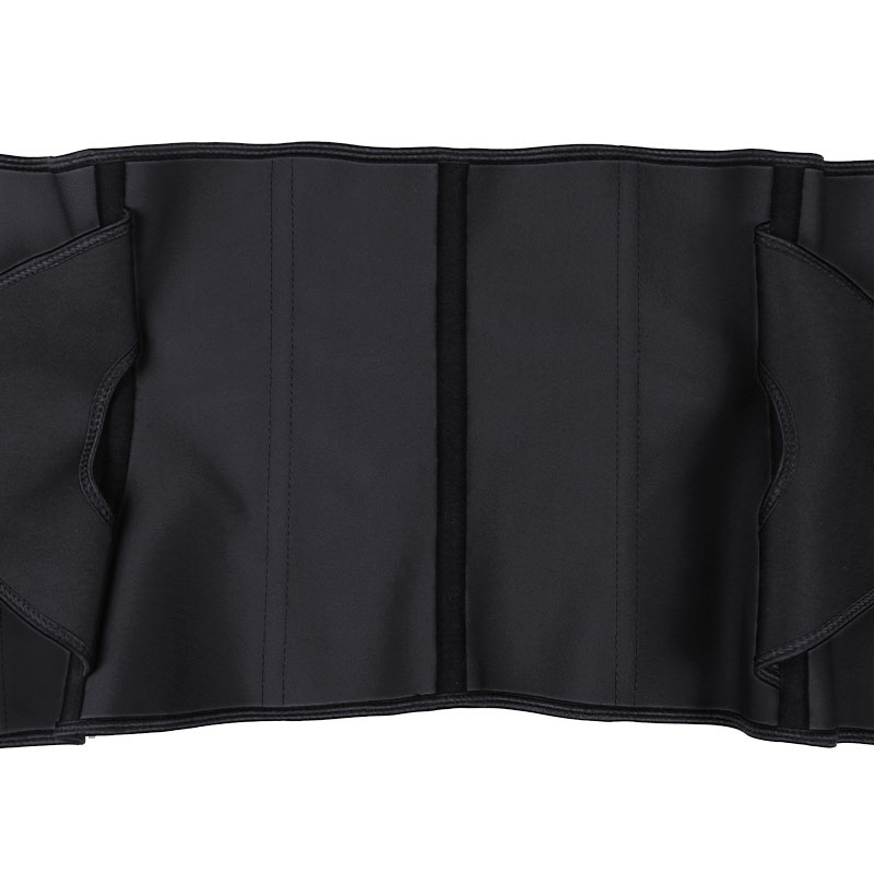 Black V-shaped Close-Fitting Single Belt Curved Waist Trainer