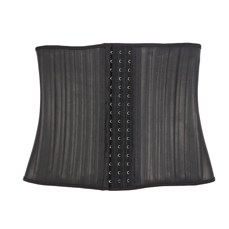 29 Steel Bones Smooth Latex Waist Trainer with Hooks MHW100093B