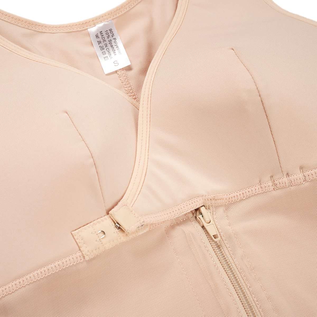 Nude Adjustable High-Waisted Tummy Lift Jumpsuit MHW100025N