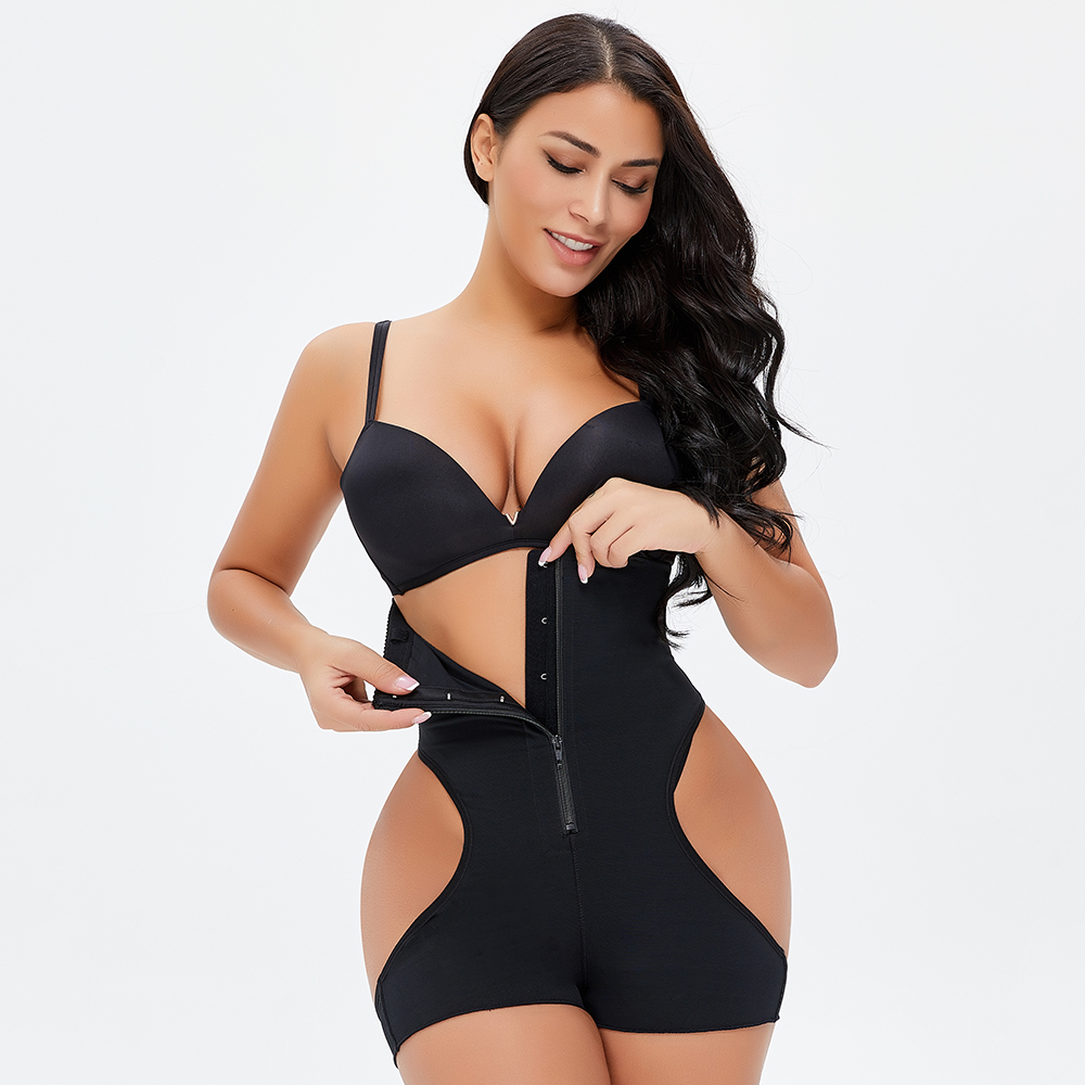 Black High-Waisted Tummy and Butt Lifter Panties MHW100026B