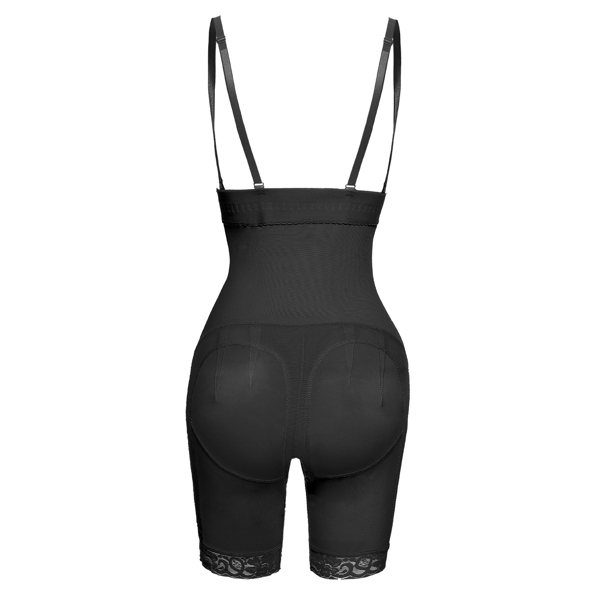 Black Non-slip Tummy and Butt Lifter Panties MHW100029B