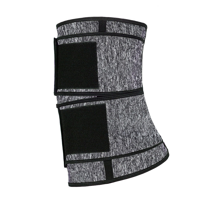Snow Grey Neoprene Zipper Waist Trainer with Double Belts MH1754SA