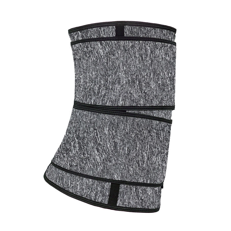 Snow Grey Neoprene Zipper Waist Trainer with Double Belts MH1754SA