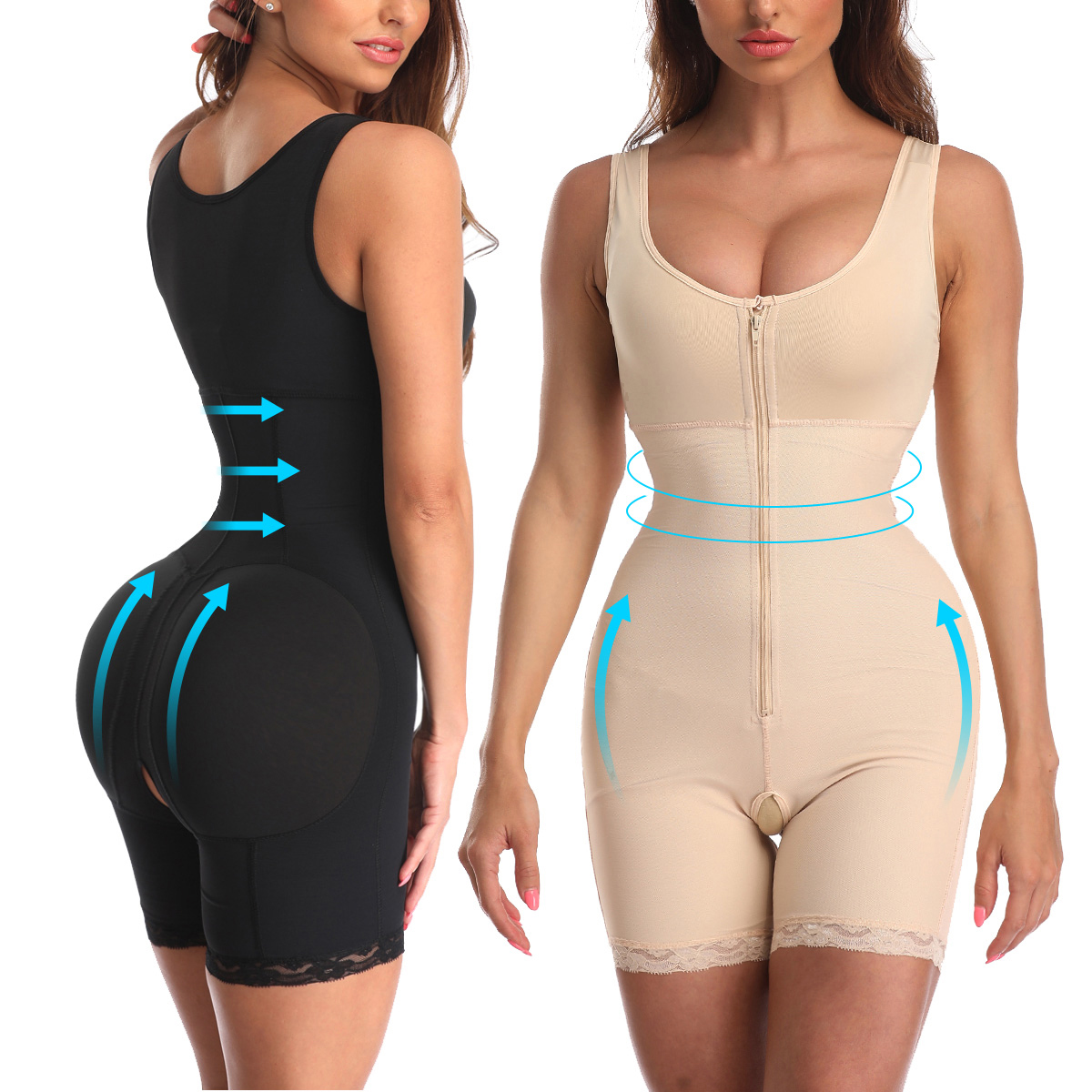Nude Abdomen Hip Lift Waist Shape Body Shaper MHW100040N