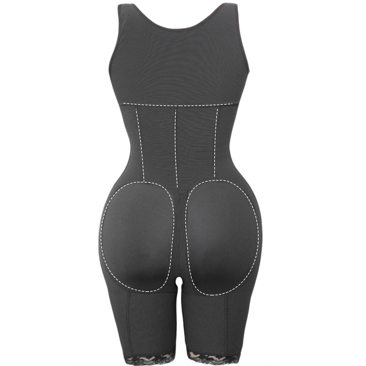 Black Abdomen Hip Lift Waist Shape Body Shaper MHW100040S