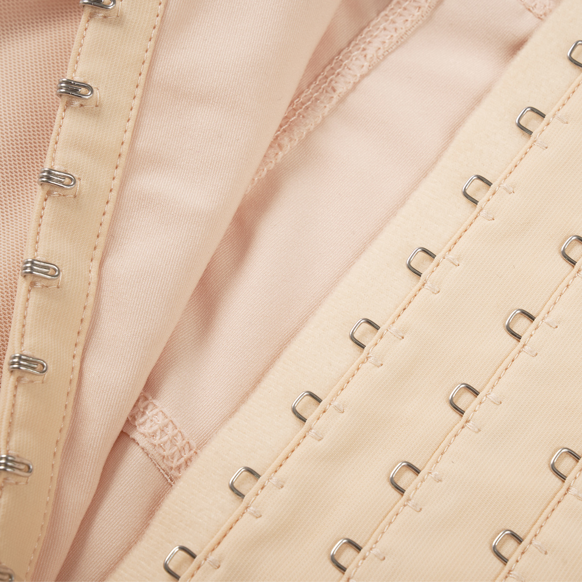 Nude High-waist Three-row Abdomen Hip Pants MHW100038N