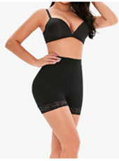 Black Anti-slip Waistband Plastic Breathable Mesh Pants MHW100039B
