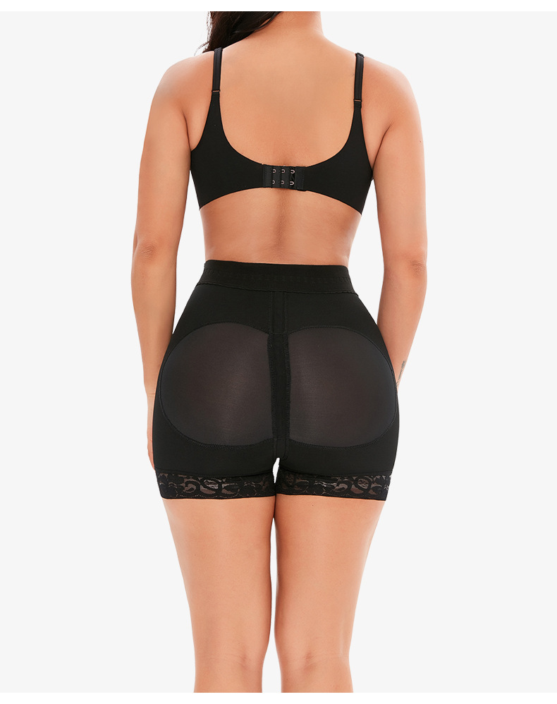 Black Anti-slip Waistband Plastic Breathable Mesh Pants MHW100039B