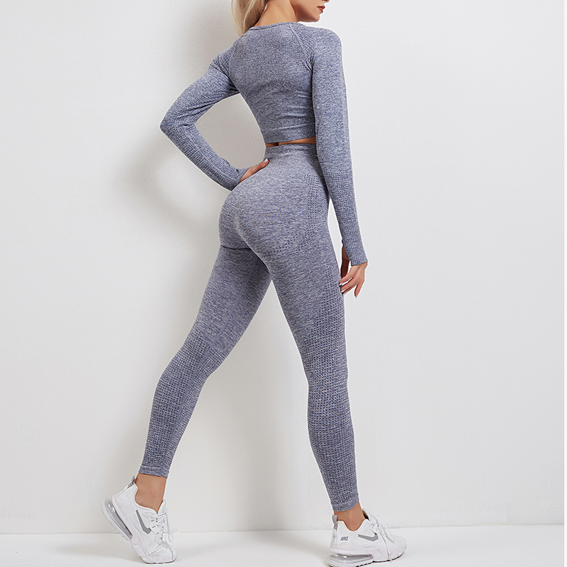 Long Sleeve Yoga Workout Fitness Sets MH13351