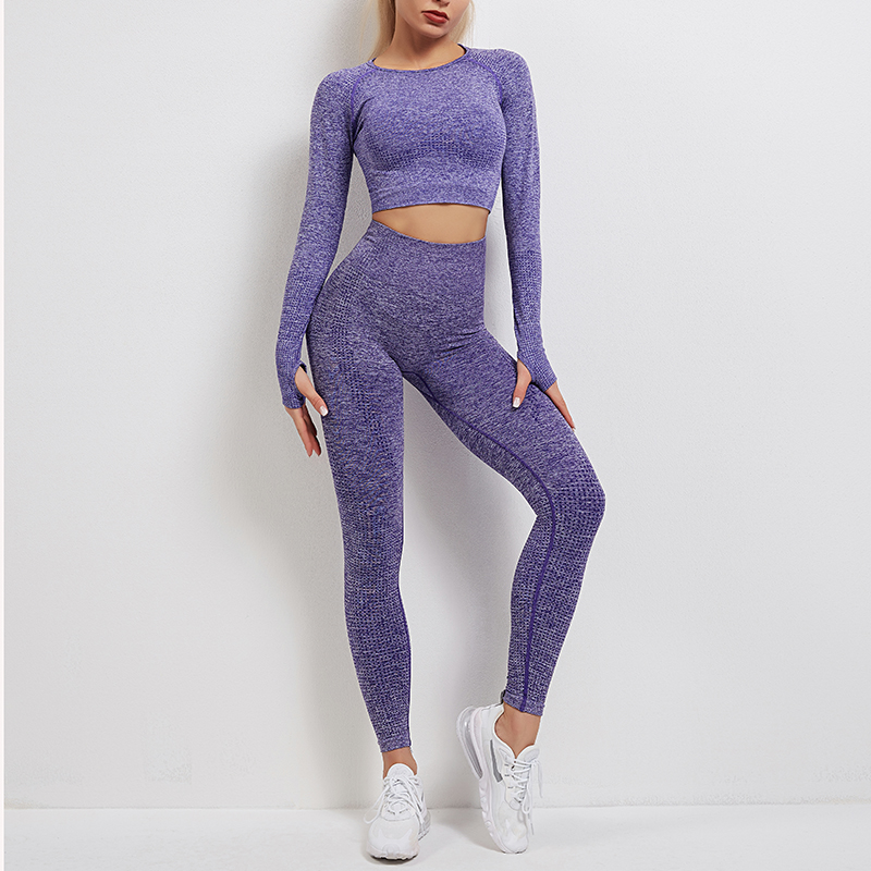 Long Sleeve Yoga Workout Fitness Sets MH13351