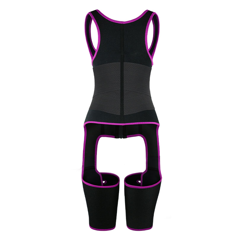 Pink Neoprene Leather One Belt Vest MHW100075P
