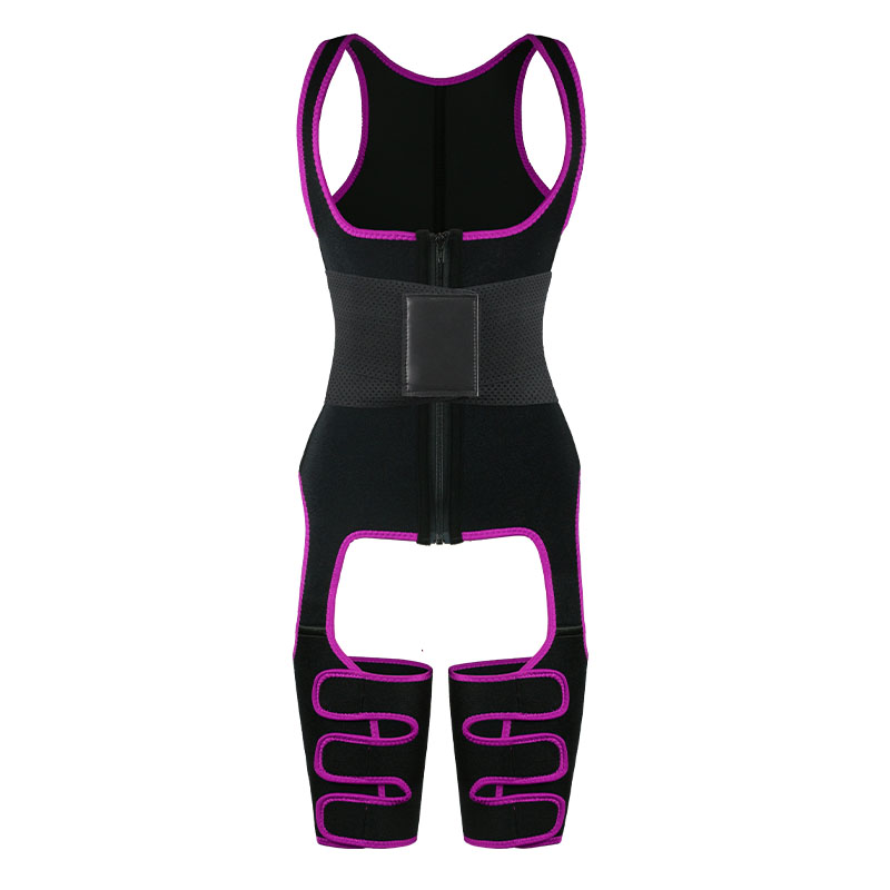 Pink Neoprene Leather One Belt Vest MHW100075P