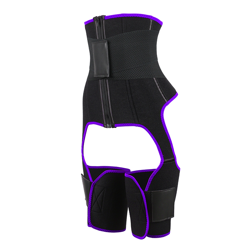 Purple Single Belt Neoprene Thigh Shaper MHW100078PU