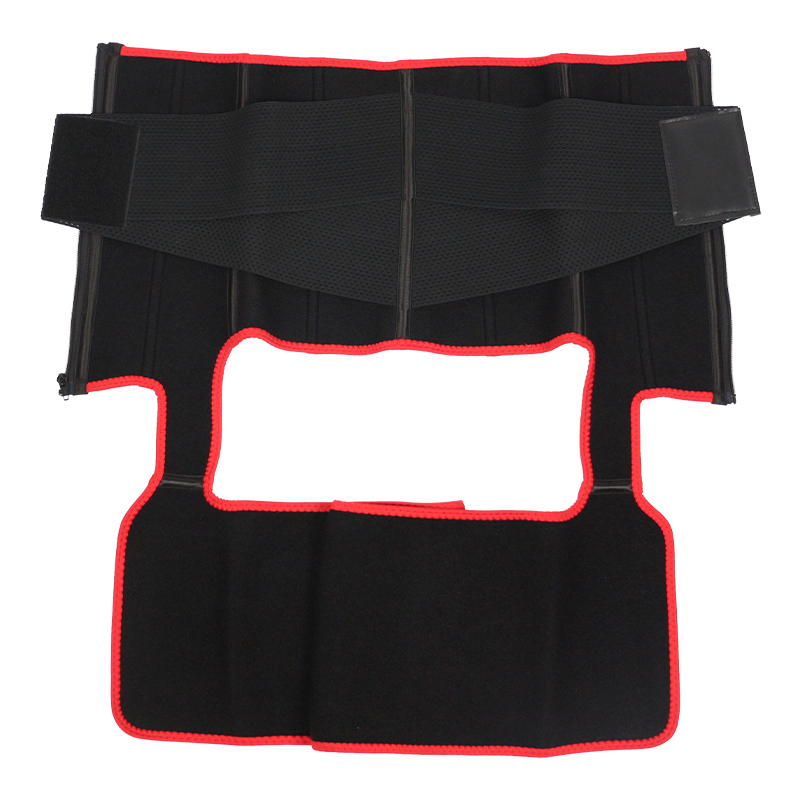 Red Single Belt Neoprene Thigh Shaper MHW100078R