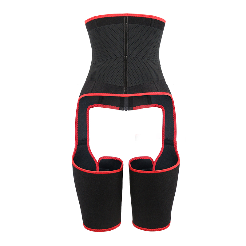 Red Single Belt Neoprene Thigh Shaper MHW100078R