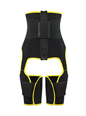 Yellow Single Belt Neoprene Thigh Shaper MHW100078Y