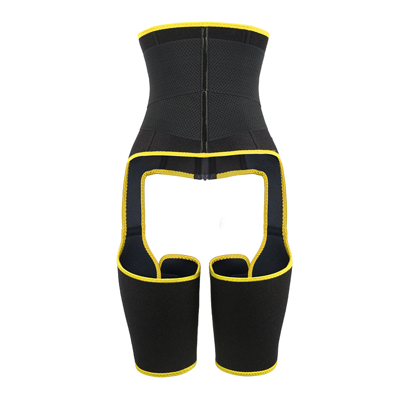Yellow Single Belt Neoprene Thigh Shaper MHW100078Y