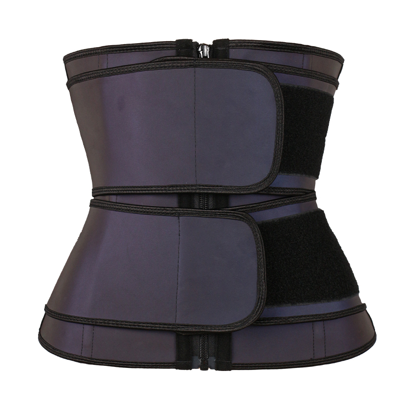 Laser discoloration Double Belt Latex With Zipper