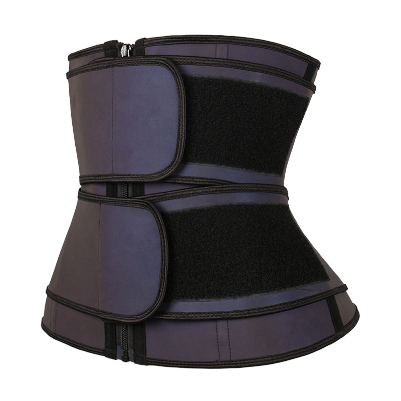 Laser discoloration Double Belt Latex With Zipper