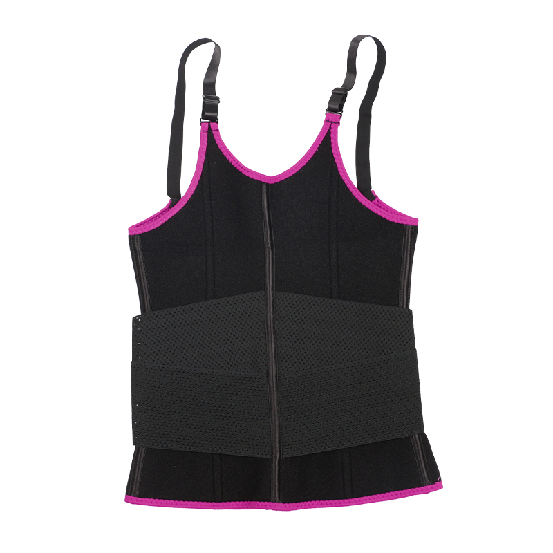 Pink Adjustable Single Belts Vest MHW100079P