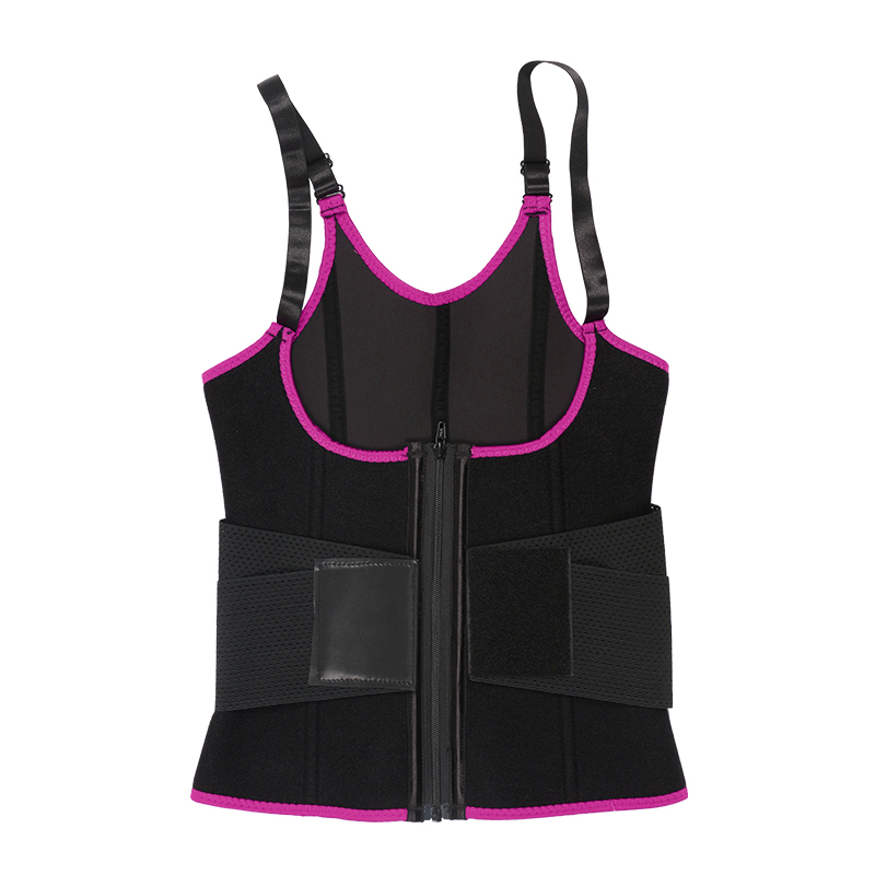 Pink Adjustable Single Belts Vest MHW100079P