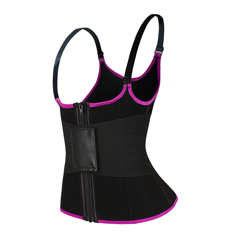 Pink Adjustable Single Belts Vest MHW100079P