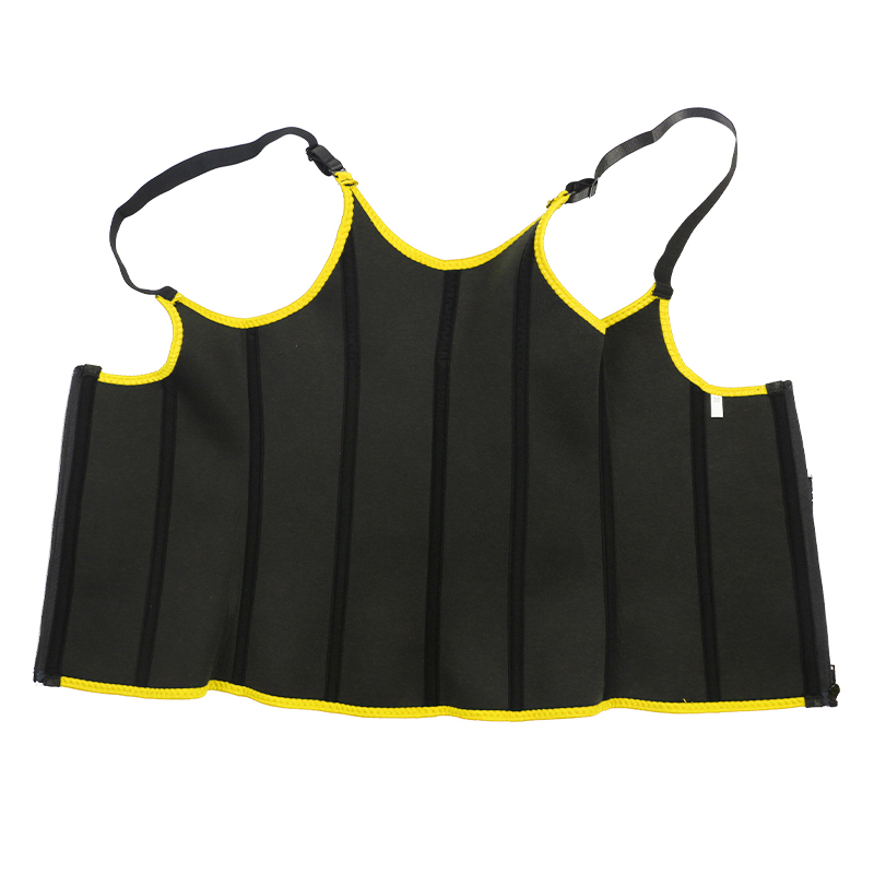 Yellow Adjustable Single Belts Vest MHW100079Y