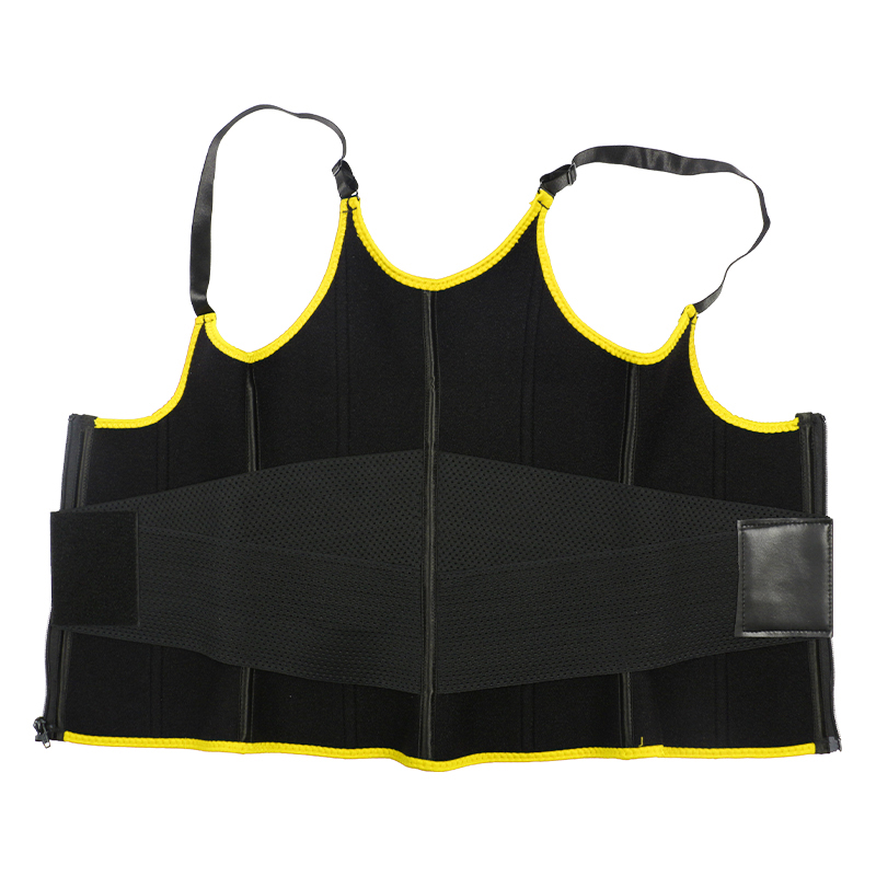 Yellow Adjustable Single Belts Vest MHW100079Y