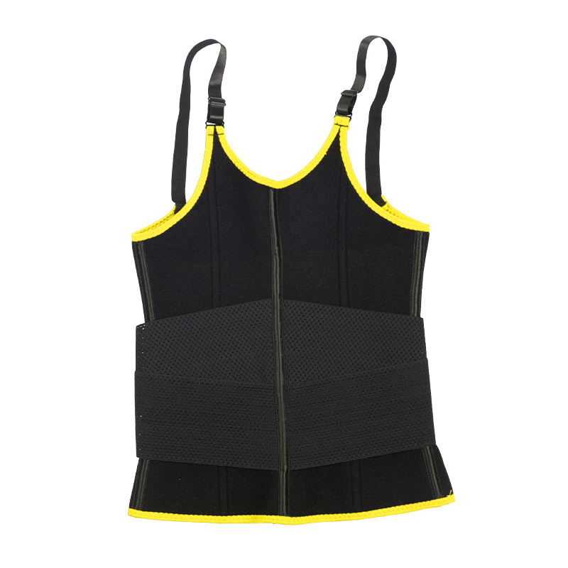 Yellow Adjustable Single Belts Vest MHW100079Y