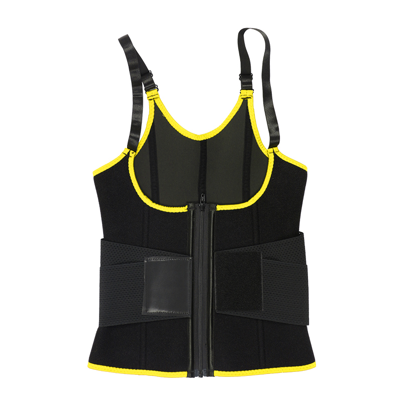 Yellow Adjustable Single Belts Vest MHW100079Y