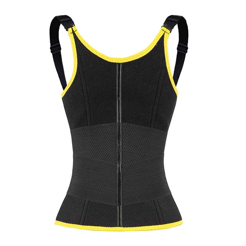 Yellow Adjustable Single Belts Vest MHW100079Y