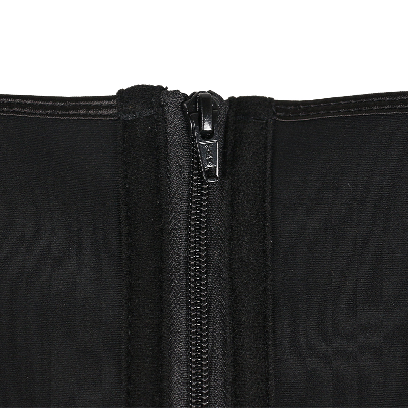Black Double Slide Buckle Belt Waist Trainer