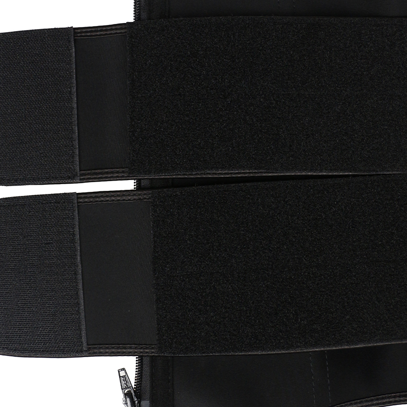 Black Double Slide Buckle Belt Waist Trainer