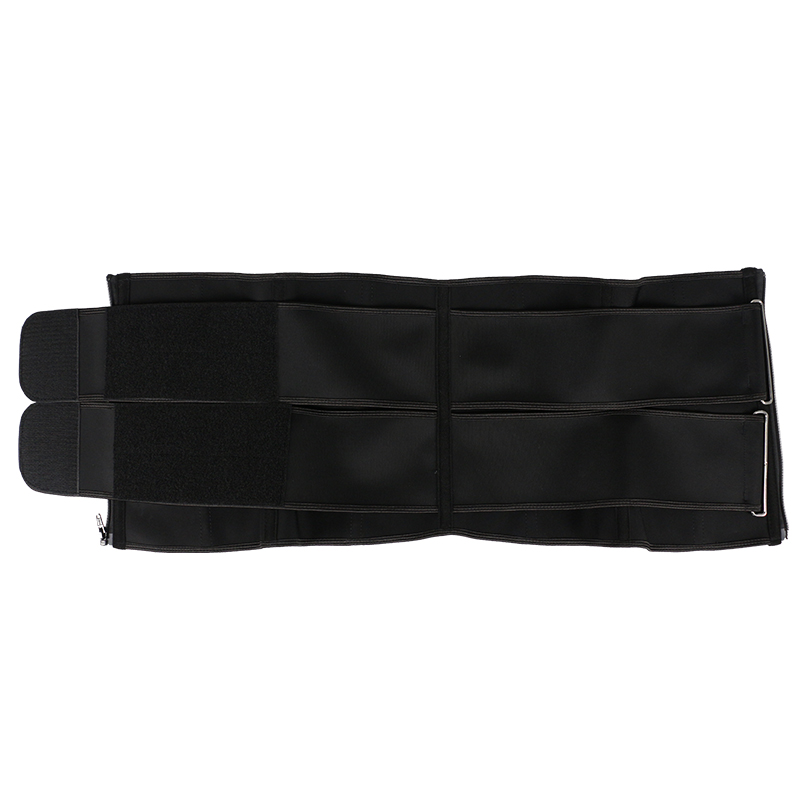 Black Double Slide Buckle Belt Waist Trainer