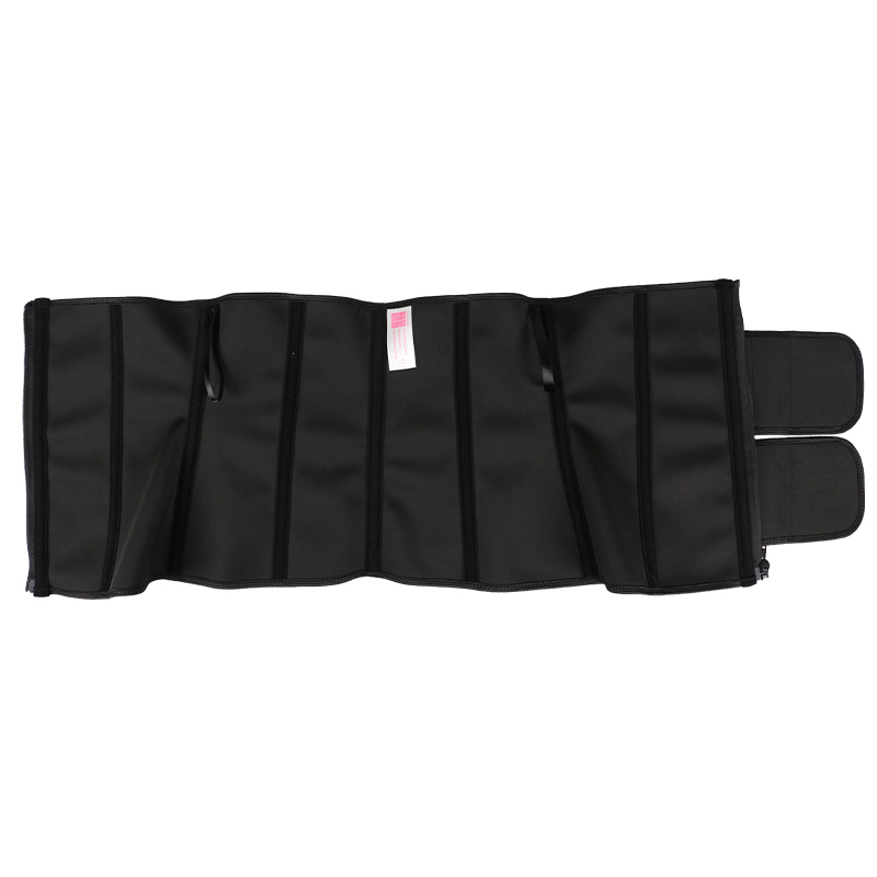 Black Double Slide Buckle Belt Waist Trainer