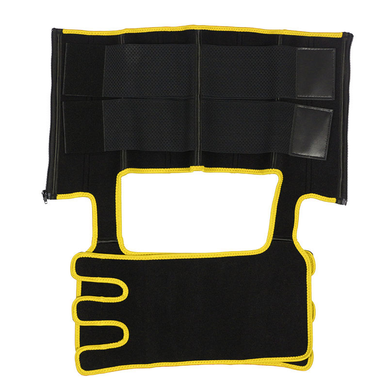 Neoprene Waist Trainer Thigh Shaper with Leather Labels MHW100120Y