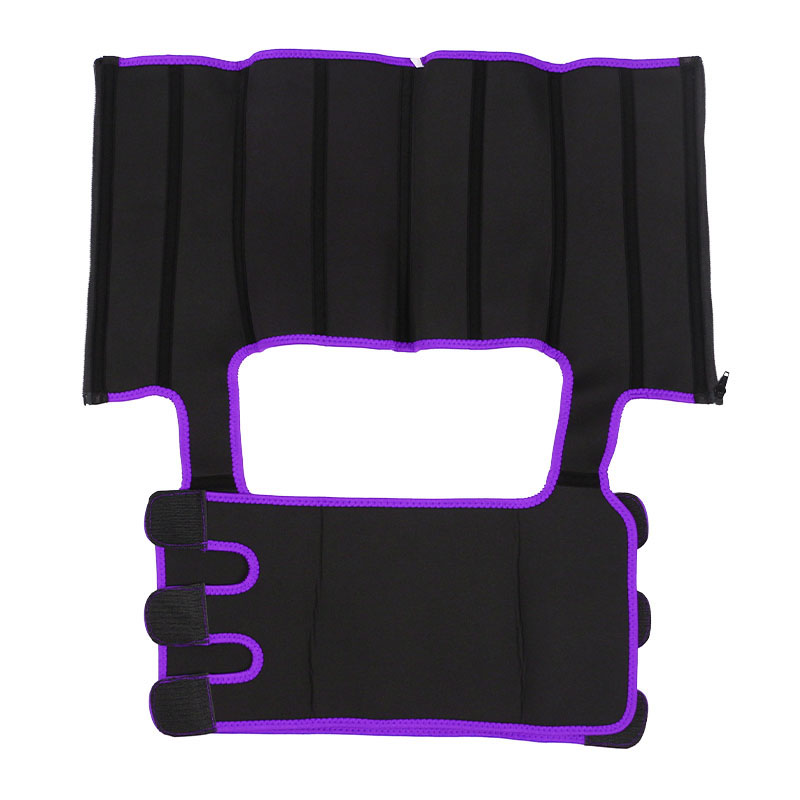 Neoprene Waist Trainer Thigh Shaper with Leather Labels MHW100120PU