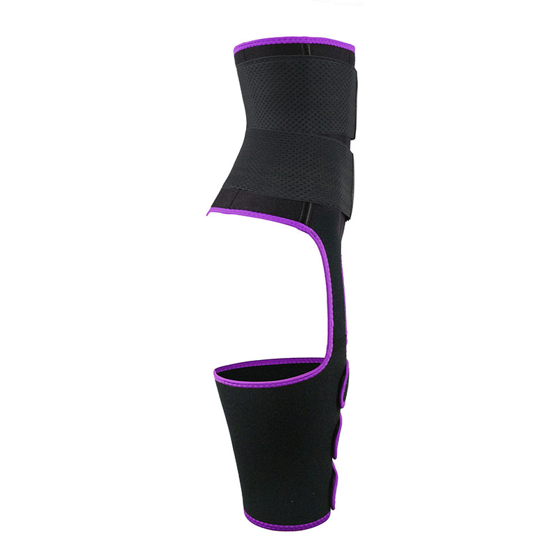 Neoprene Waist Trainer Thigh Shaper with Leather Labels MHW100120PU