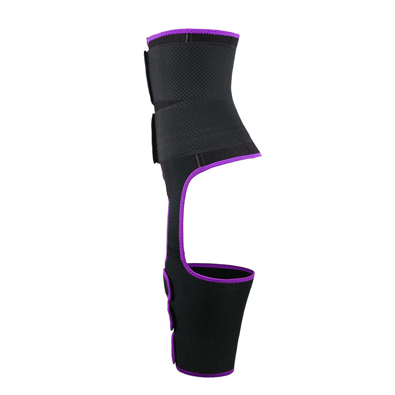 Neoprene Waist Trainer Thigh Shaper with Leather Labels MHW100120PU