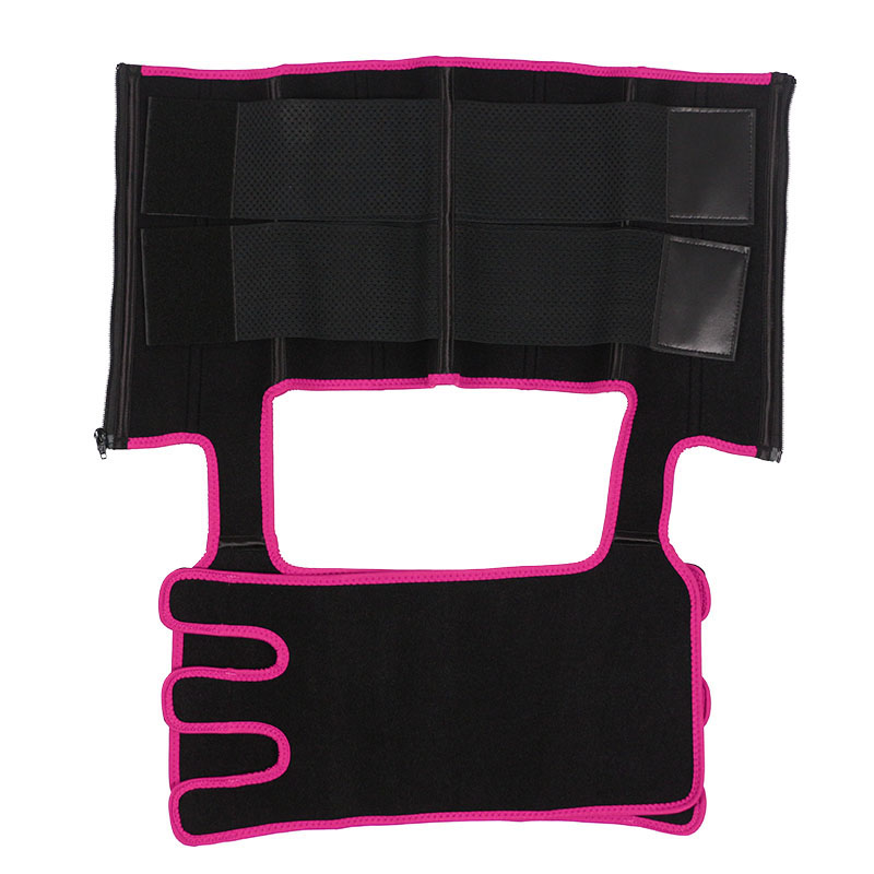 Neoprene Waist Trainer Thigh Shaper with Leather Labels MHW100120P