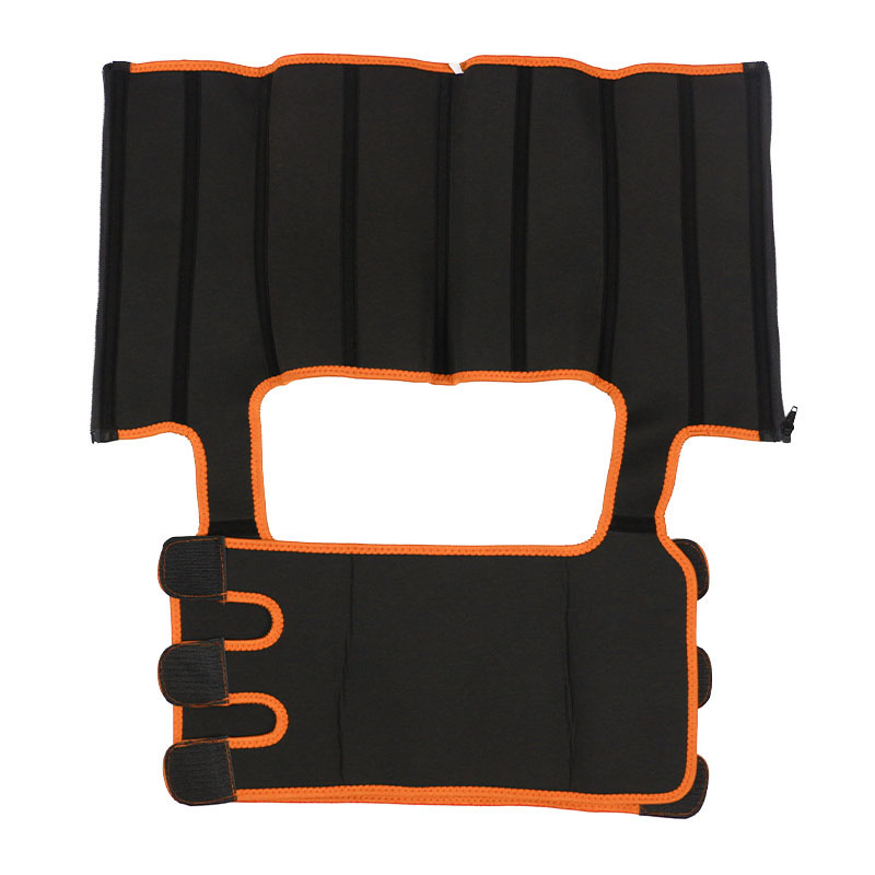 Neoprene Waist Trainer Thigh Shaper with Leather Labels MHW100120O