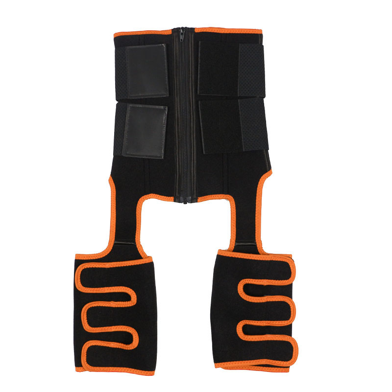 Neoprene Waist Trainer Thigh Shaper with Leather Labels MHW100120O